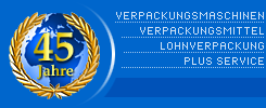 Verpackungsmaschinen Verpackungsmittel Hygieneartikel