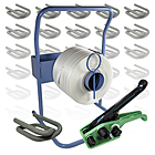 Gewebtes Textilbandset HD 19 mm 200 m Bündelgerät