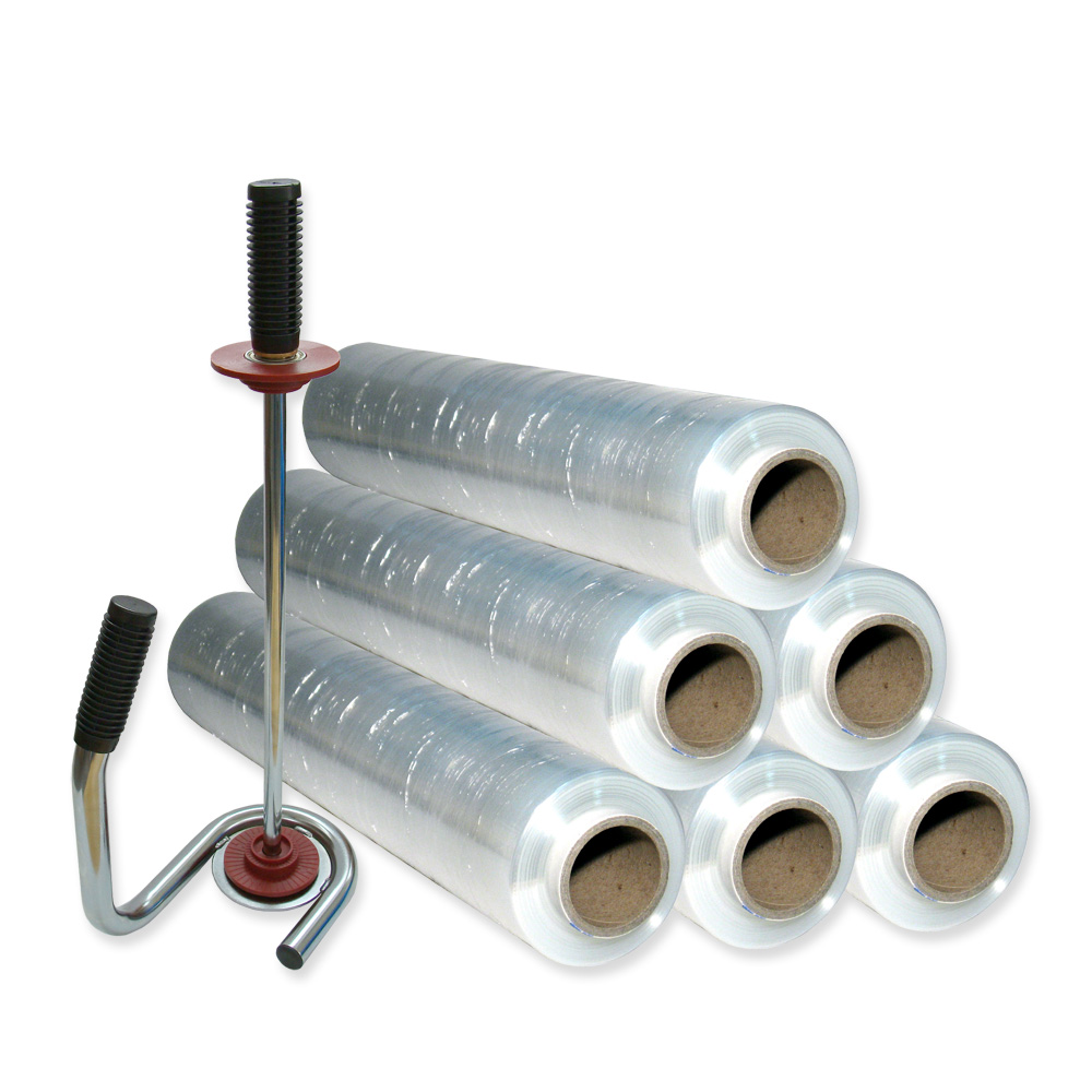 Stretchfolien-Abroller-Set, Handstretchfolie 50 cm