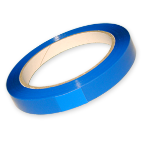 12 Rollen PP-Klebeband, leise, blau, 12 mm