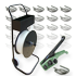 Gewebtes Textilumreifungsset HD 25 mm Abrollwagen