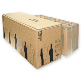 30 x 21-er Flaschenversandkarton für DHL + UPS