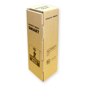 25 SAFETY BOX SMART 1-er Flaschenversandkartons