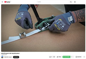 Youtube Video, Umreifungsset mit Haspelspanner