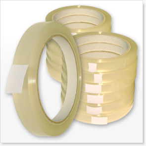 12 mm PP-Selbstklebeband transparent - 12 Rollen